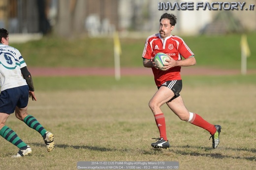 2014-11-02 CUS PoliMi Rugby-ASRugby Milano 0770